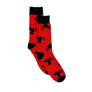 Valentine's Day-Themed Crew Length Sock
